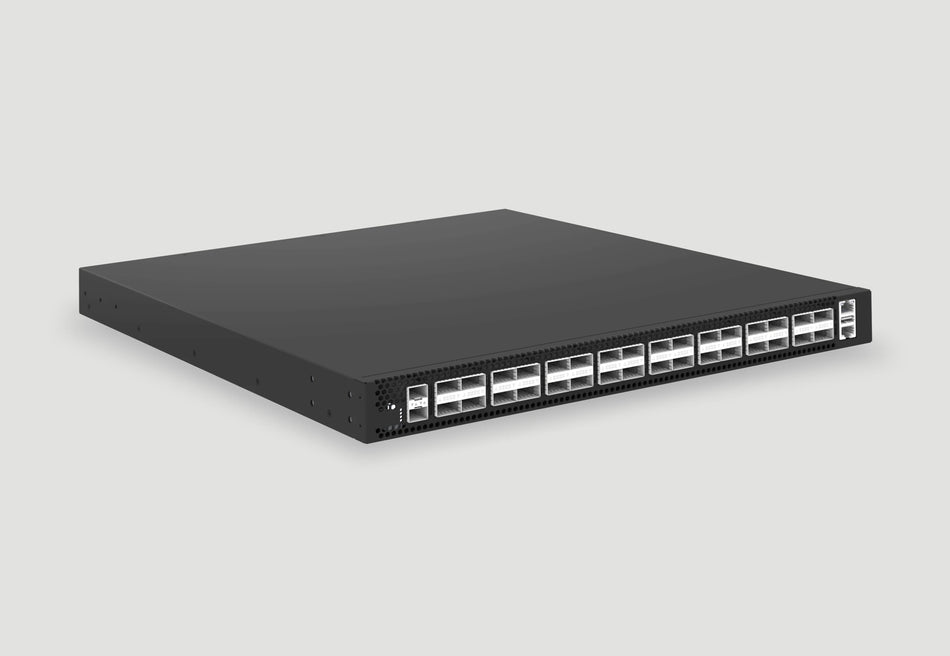 32-Port QSFP28 Low Latency Data Center Switch, Enterprise SONiC Ready, Marvell Teralynx: CX532P-N