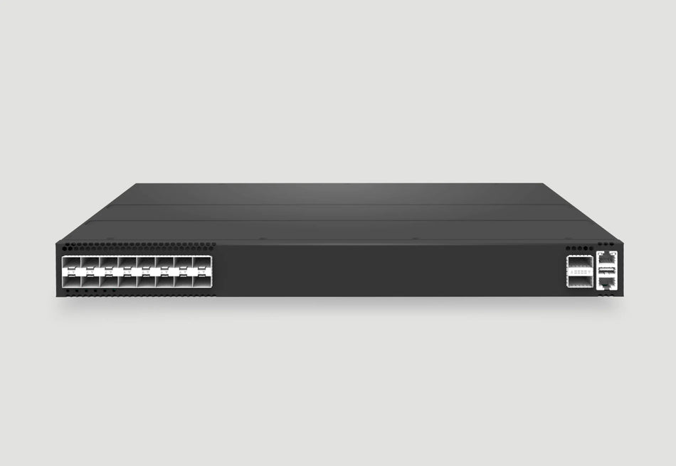 16-Port 10GbE SFP+, 2-Port 100GbE/40GbE QSFP28 Layer 3 ToR/Spine/Aggregation/Core Switch, Enterprise SONiC Preloaded, MCLAG/VXLAN Supported