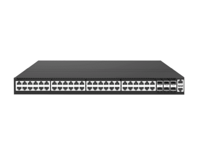 48-Port 1GbE RJ45, 6-Port 25GbE SFP28, POE+@740W/1440W L3 Access Switch