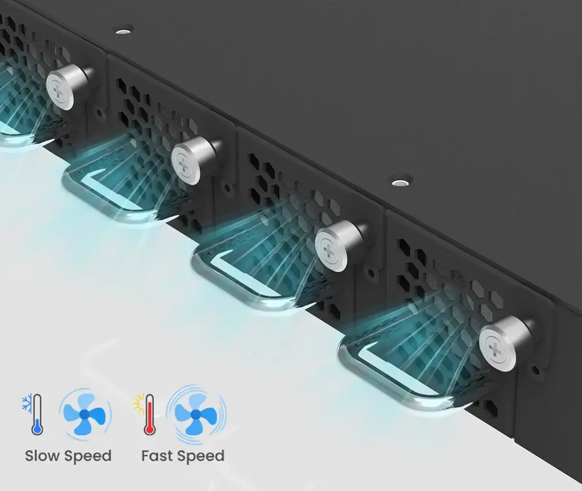 3+1-hot-swappable-fan-module-for-network-switch